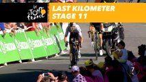 Last kilometer / Flamme rouge - Étape 11 / Stage 11 - Tour de France 2018