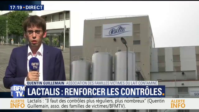 Lactalis: Il faut agir maintenant , déclare Quentin Guillemain, de l’association des familles victimes du lait contaminé