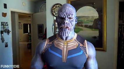 Thanos smokes weed