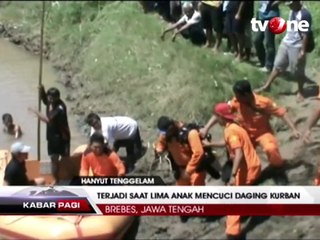 Lima Anak Tenggelam saat Mencuci Daging Kurban di Sungai