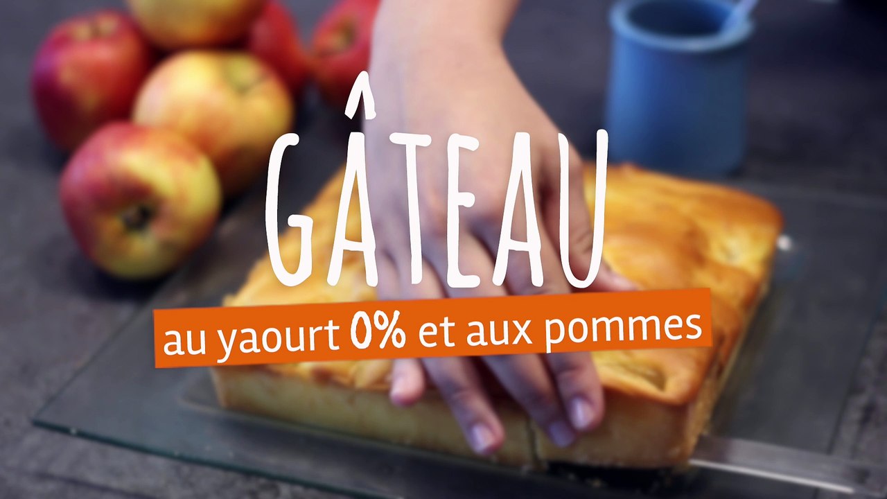 Gâteau aux yaourts 0% et aux pommes
