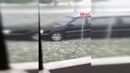 Sakarya'da Dolu Yağışı Etkili Oldu