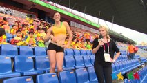 Michelle Jenneke brings her warm up dance back- 29th Summer Universiade 2017, Taipei, Chinese Taipei