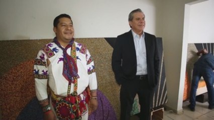 Indígenas wixaritari en México buscan Guinness con el mosaico más grande del mundo