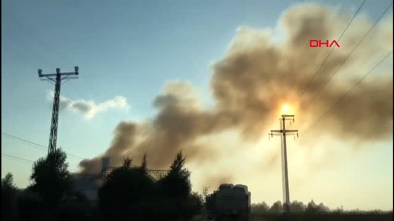 Osmaniye Geri Dönüşüm Fabrikasında Yangın