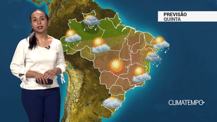 Previsão Brasil – Frente fria se aproxima do Sul