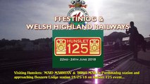 Ffestiniog & Welsh Highland Railways: Hunslet 125 Weekend Part 27 - 'MAID MARRIAN' & 'IRISH MAIL'