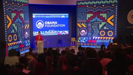 Obama inspires young African leaders on Mandela's birthday