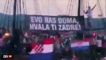 Locura en Zadar con Modric y Vrsaljko: ¡el recibimiento parece un desembarco militar!