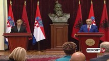 Konferenca e përbashkët e Presidentit Meta me Presidenten kroate Kolinda Grabar-Kitaroviç