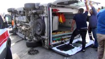 Suluova'da ambulansla otomobil çarpıştı - AMASYA