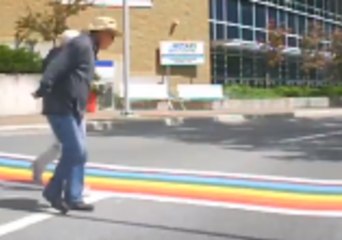 Man Accused of Spitting on Newfoundland's Rainbow Pride Crosswalk
