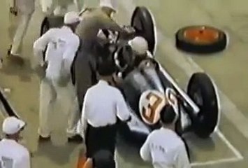 Así era un pit stop en 1950 y así es ahora