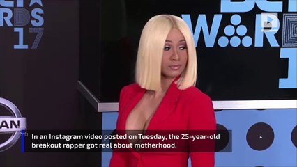 Cardi B Opens Up About Being a New Mom