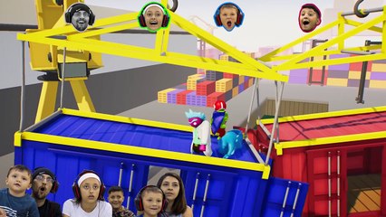 KidVideo: GANG BEASTS! Funny Punching