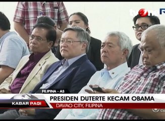 Duterte Sebut Obama Anak Haram