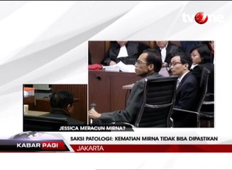 Saksi Patologi Kematian Mirna Tidak Bisa Dipastikan
