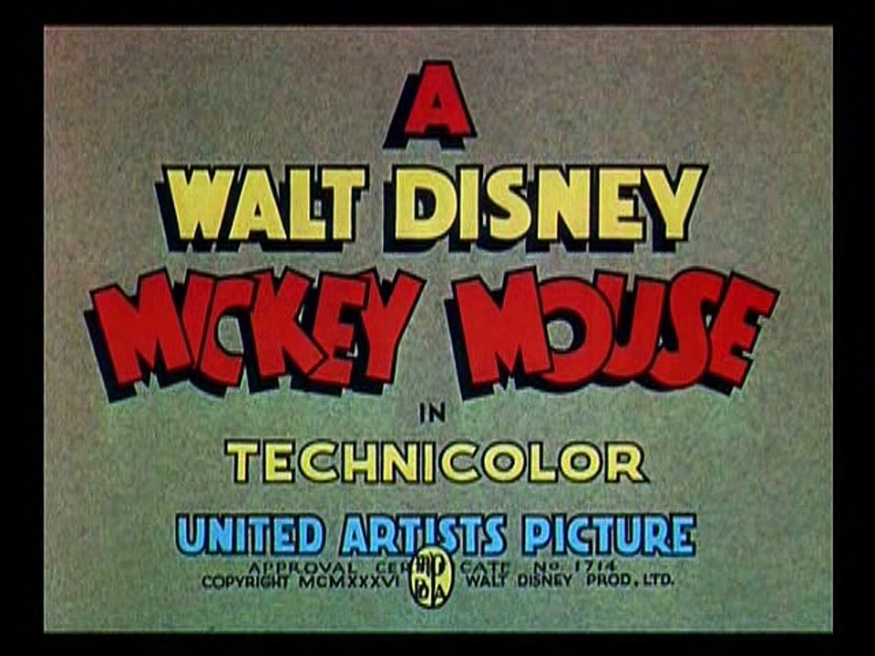Mickey Mouse - Thru The Mirror  (1936)