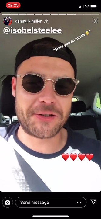 Emmerdale star Danny miller on he instagram 2018