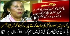 We support democratic system in Pakistan, Sheila Jackson Lee