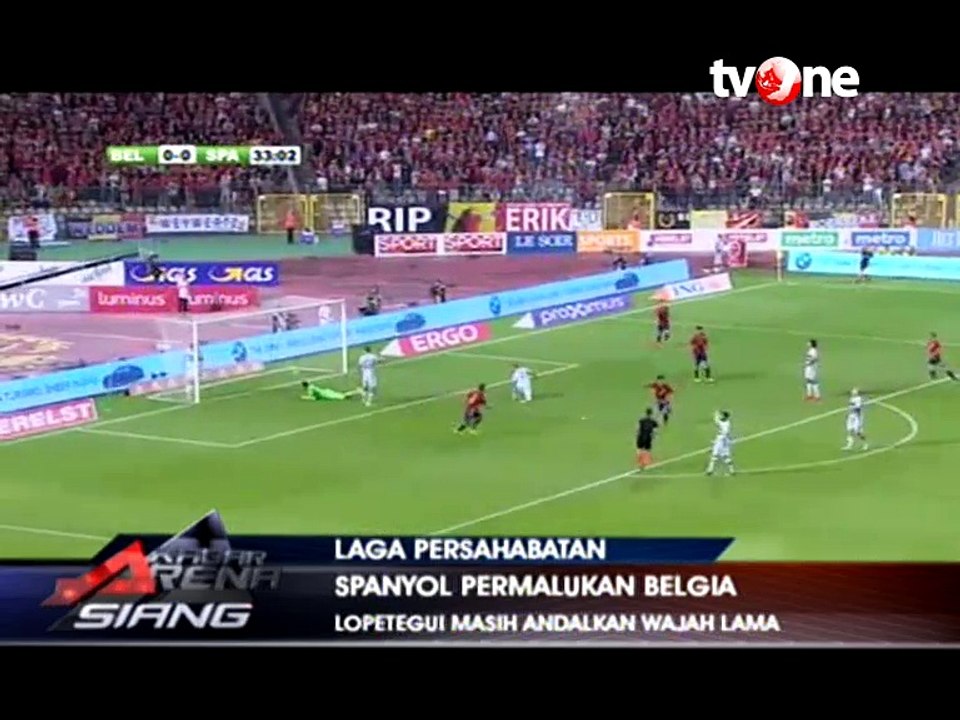 Dua Gol Silva Bawa Spanyol Hajar Belgia