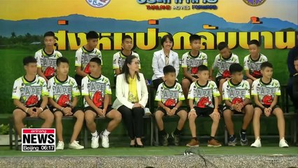 Youth football team rescued from cave in Thailand relive ordeal