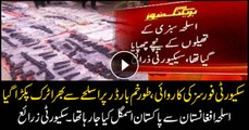 Truck loaded with weapons seized at Torkham border