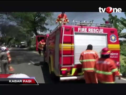 Pabrik Karet di Pasuruan Terbakar Habis