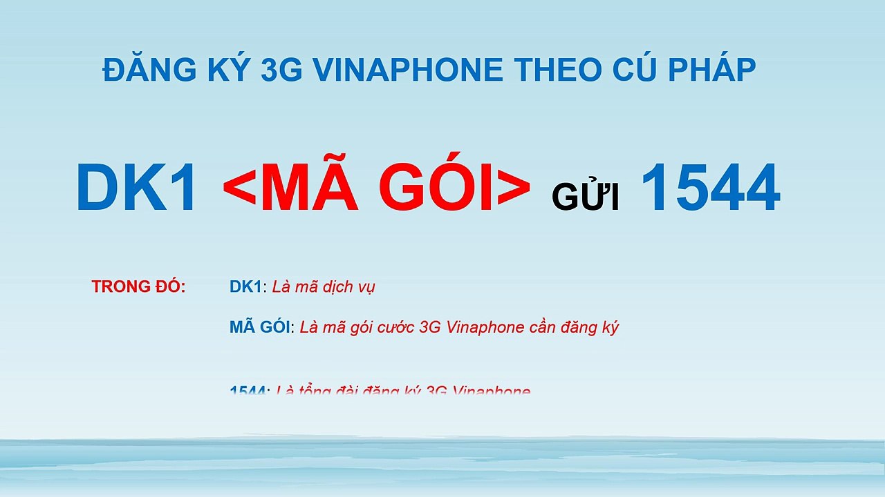 Hướng dẫn đăng ký 3G Vinaphone ưu đãi khủng nhất 2018