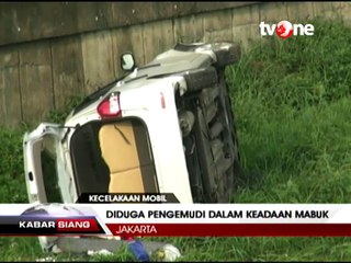 Sopir Mabuk, Minibus Terjun ke BKT