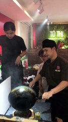 Vịt thiết bản xì xèo - Vịt Quay Tô Thị