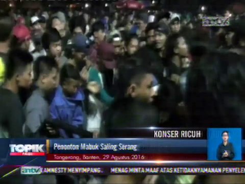 Konser Band Kotak di Tangerang Berlangsung Ricuh