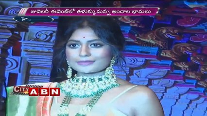 Models cat walk at Jewellery showroom event in hyderabad