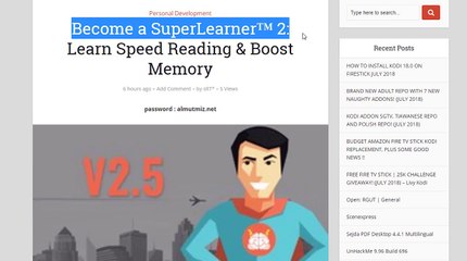 Become a SuperLearner™ 2: Learn Speed Reading & Boost Memory