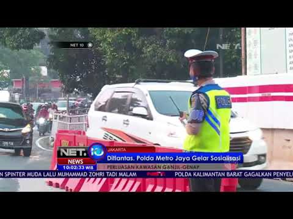 Ditlantas. Polda Metro Jaya Gelar Sosialisasi - NET 10