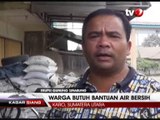 Dampak Abu Vulkanik Sinabung, Warga Kekurangan Air Bersih