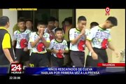 Tailandia: niños rescatados relatan su experiencia en cueva inundada