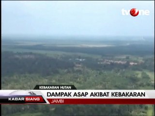 Pantauan Udara Kebakaran Hutan dan Lahan di Jambi
