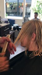 How to cut a Layered Bob haircut