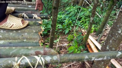 Survive in bamboo forest - Part3: Make Bamboo flooring