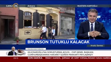 Amerikalılar küresel konuları, Brunson için pazarlık konusu yapıyorlar
