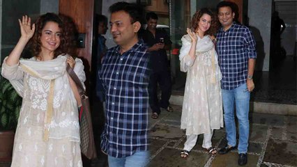 Kangana Ranaut looks Classy in in her Traditional Salwar Kameez | FilmiBeat