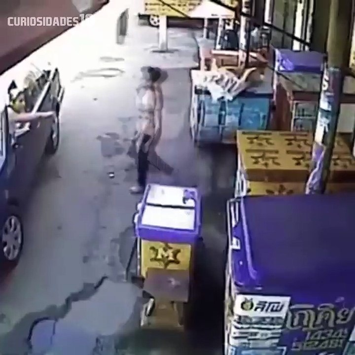 NEAR DEATH CAUGHT IN CCTV