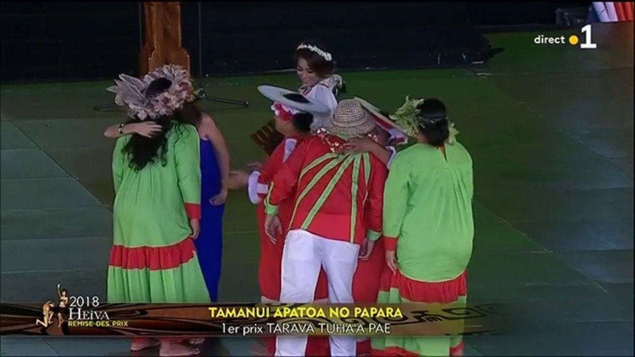 CATÉGORIE CHANT : 1er Prix Tärava Tahiti