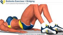 BEST Tone Buttocks exercise - Reduce buttocks and  thighs with Bridging exercise