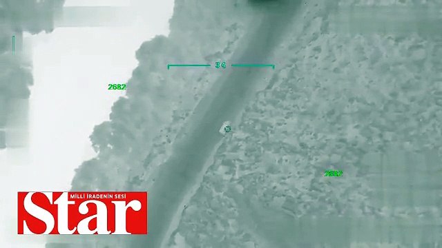 TSK paylaştı PKK�lı teröristlerin inleri böyle havaya uçuruldu
