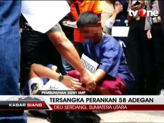 Ibu Korban Nyaris Hakimi Tersangka saat Reka Ulang