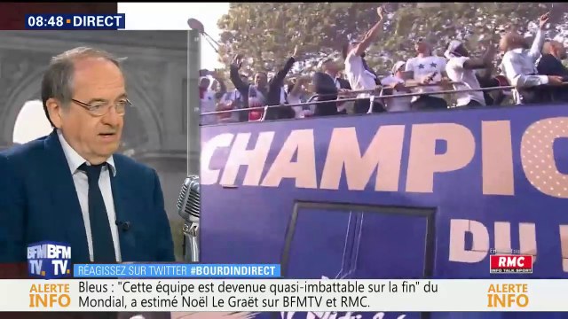 Retour des Bleus: Noël le Graët aurait souhaité que ça aille moins vite sur les Champs-Élysées