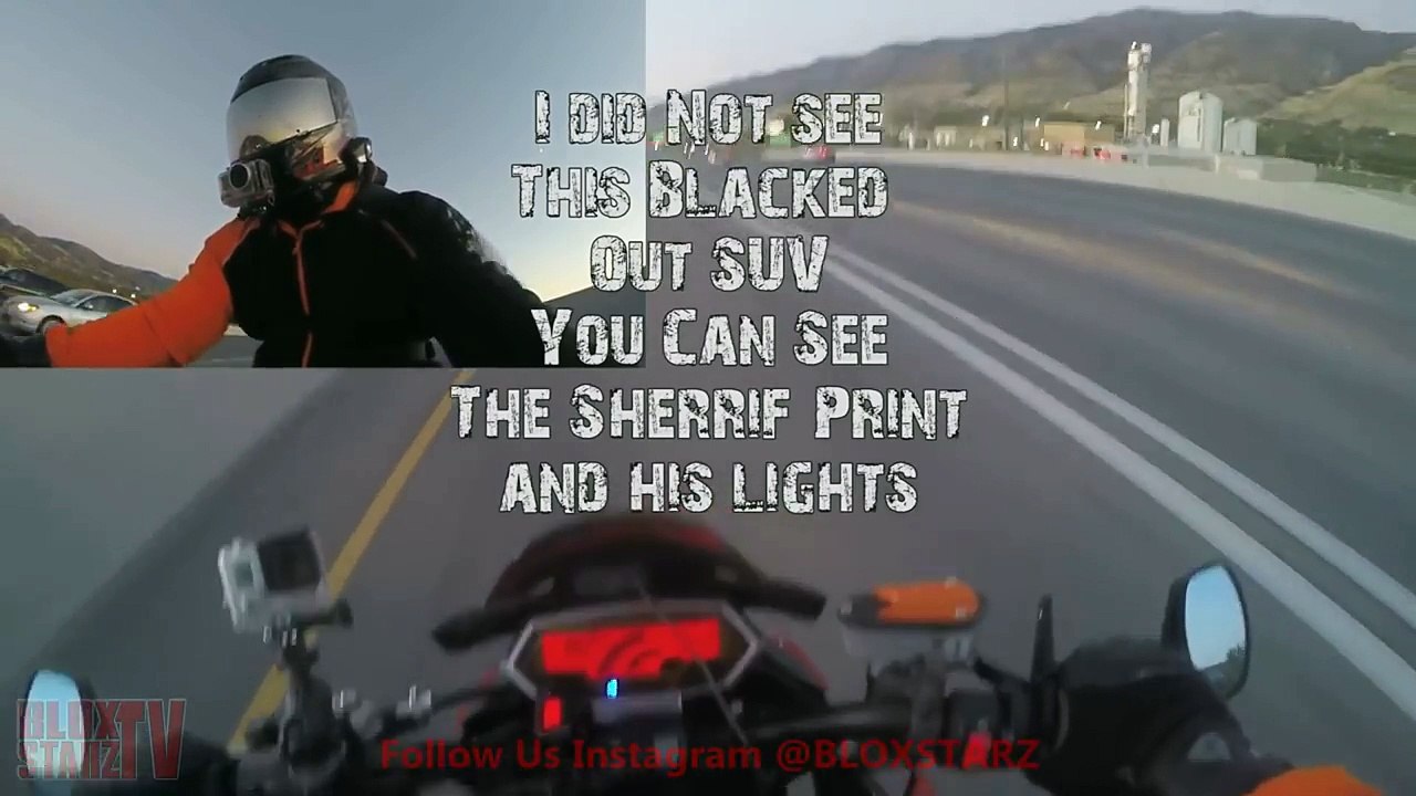 Motorcycle VS Cops Bike Cop + Police Car Chase Biker High Speed Police Pursuit Moto Outruns 2017