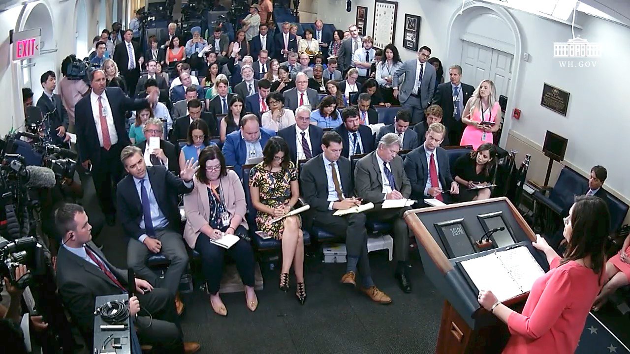 Sarah Sanders Battles Jim Acosta AGAIN On Trump And Putin Summit